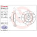 Disco de freno 08.9975.75 Brembo, Miniatura 2