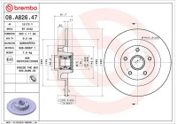 Disco de freno 08.A826.47 Brembo