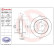 Disco de freno 08.B304.10 Brembo, Miniatura 3
