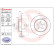 Disco de freno 08E52321 Brembo, Miniatura 2