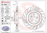 Disco de freno 09.A907.11 Brembo