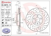 Disco de freno 09.B970.1X Brembo