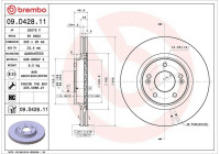 Disco de freno 09.D428.11 Brembo