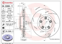 Disco de freno 09.E899.11 Brembo