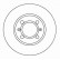 Disco de freno 15011 ABS