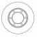 Disco de freno 15575 ABS