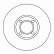 Disco de freno 15607 ABS