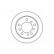 Disco de freno 15724 ABS