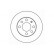 Disco de freno 15751 ABS