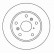 Disco de freno 15950 ABS