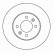 Disco de freno 15963 ABS