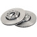 Disco de freno 16098 ABS