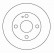 Disco de freno 16225 ABS