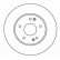 Disco de freno 16448 ABS
