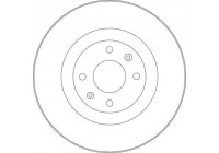 Disco de freno 16921 ABS