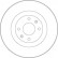 Disco de freno 16921 ABS
