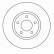 Disco de freno 16949 ABS