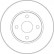 Disco de freno 17453 ABS