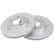 Disco de freno 18629 ABS