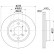 Disco de freno 50239 8DD 355 106-231 Hella