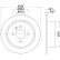 Disco de freno 50407 8DD 355 100-351 Hella