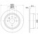 Disco de freno 52408 8DD 355 102-731 Hella