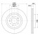 Disco de freno 54026 8DD 355 106-131 Hella