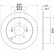 Disco de freno 54340 8DD 355 111-421 Hella