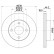 Disco de freno 54443 8DD 355 112-431 Hella