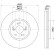 Disco de freno 54949 8DD 355 116-091 Hella