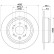 Disco de freno 54951 8DD 355 116-111 Hella