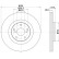 Disco de freno 54953 8DD 355 116-131 Hella