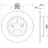 Disco de freno 54998 8DD 355 116-401 Hella