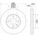 Disco de freno 55414 8DD 355 119-351 Hella