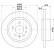 Disco de freno 8DD 355 107-001 Hella