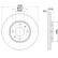 Disco de freno 8DD 355 107-031 Hella