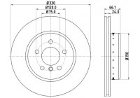 Disco de freno 8DD 355 120-661 Hella