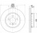 Disco de freno 8DD 355 120-661 Hella