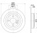 Disco de freno 8DD 355 122-971 Hella