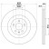 Disco de freno 8DD 355 126-421 Hella