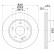 Disco de freno 8DD 355 127-361 Hella