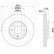 Disco de freno 8DD 355 127-371 Hella