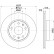 Disco de freno 8DD 355 127-781 Hella