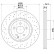 Disco de freno 8DD 355 128-871 Hella