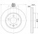 Disco de freno 8DD 355 129-211 Hella