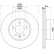Disco de freno 8DD 355 132-211 Hella
