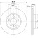 Disco de freno 8DD 355 132-891 Hella
