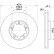 Disco de freno 8DD 355 133-431 Hella