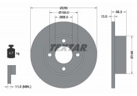 Disco de freno 92057800 Textar