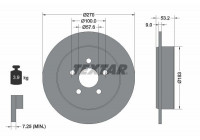 Disco de freno 92108600 Textar